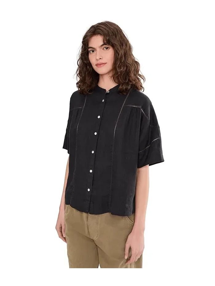 Блуза с кружевной отделкой Luna Top Faherty