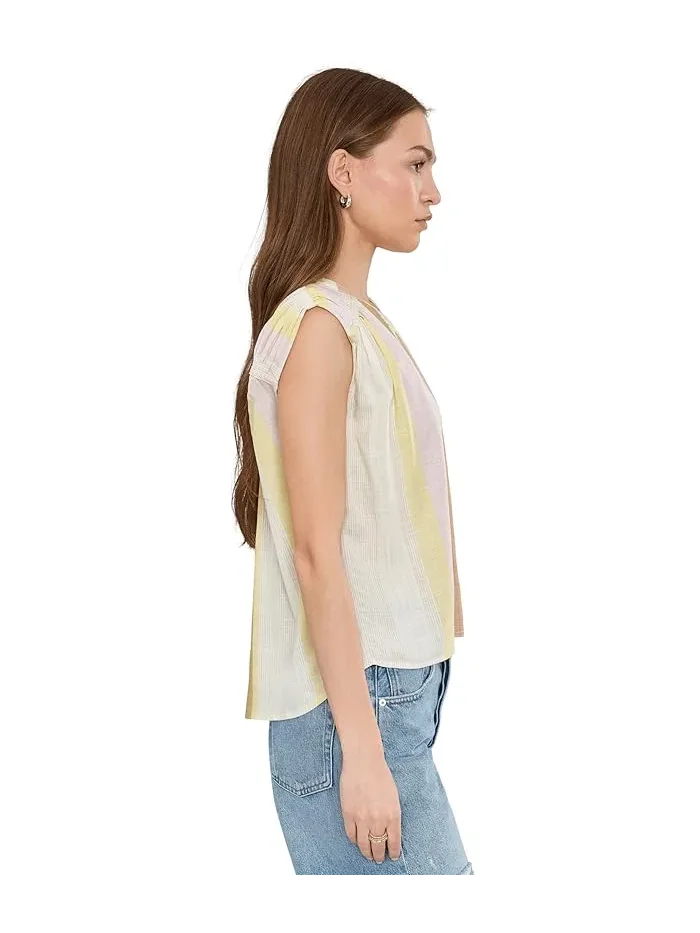 Блуза с шарнингом Dolman Button Front Woven Liverpool Los Angeles — изображение 3 из 5, хаки