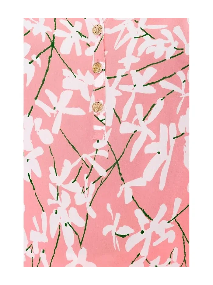 Блуза с коротким рукавом Elsa Lilly Pulitzer — изображение 5 из 5, синий