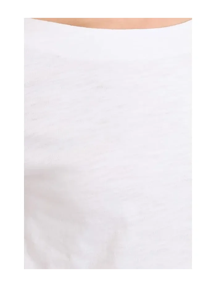 Блуза с манжетами на рукавах Cuffed Sleeve Boatneck Lilla P — изображение 5 из 5, белый