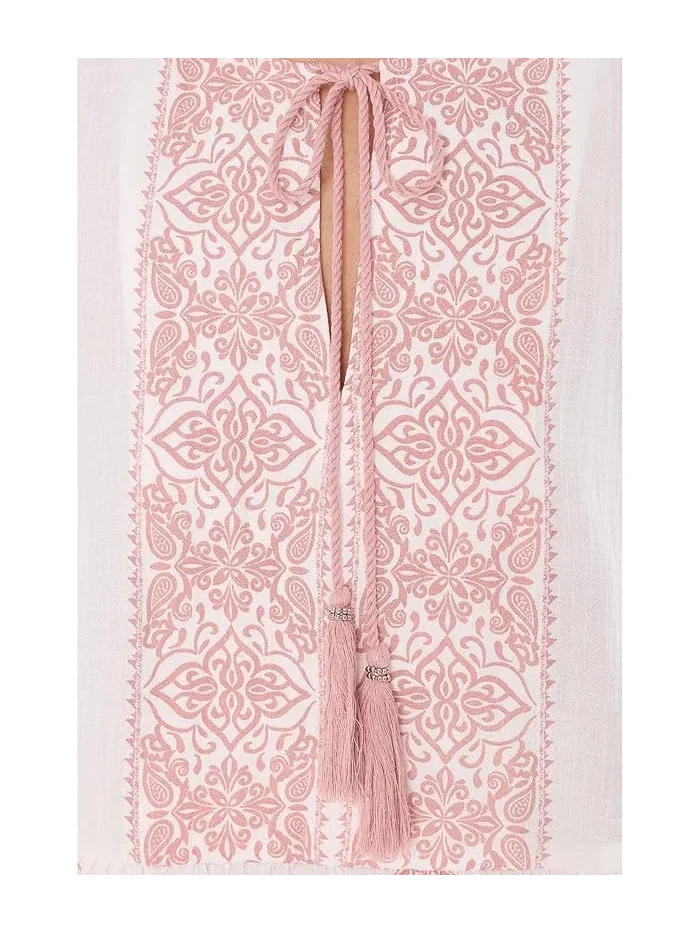 Блуза с завязкой на шее Vince Camuto — изображение 5 из 5, розовый