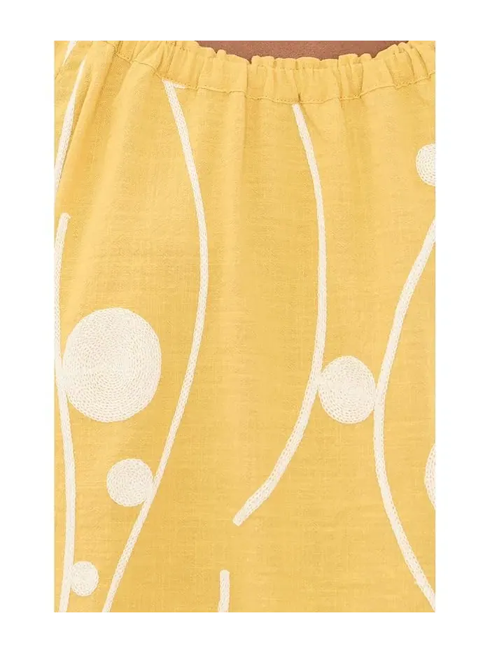 Топ Liverpool Los Angeles с вышивкой 3/4 рукав — изображение 5 из 5, желтый/кремовый