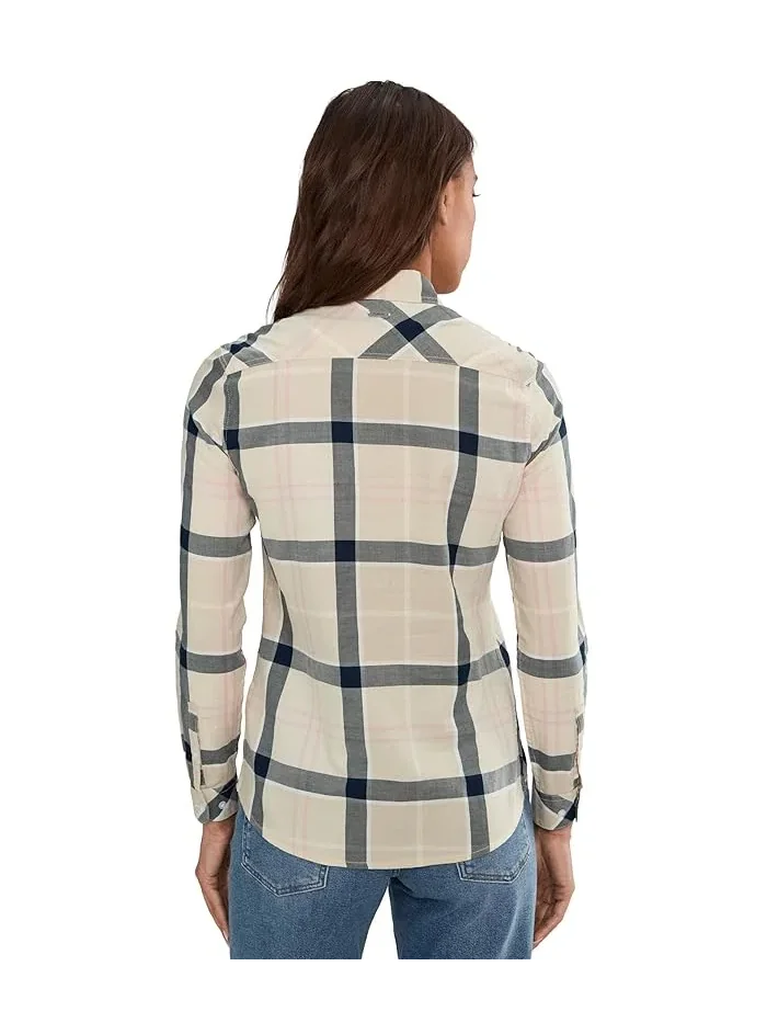 Рубашка в клетку Bredon Check Shirt Barbour, Cherry Blossom Tartan — изображение 4 из 5