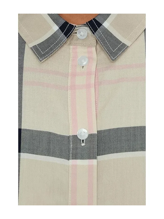 Рубашка в клетку Bredon Check Shirt Barbour, Cherry Blossom Tartan — изображение 5 из 5