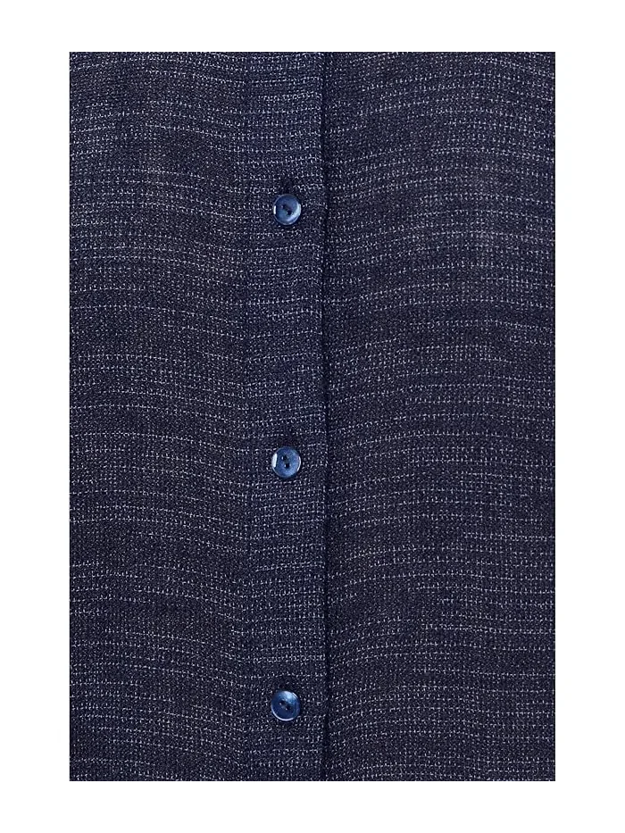 Рубашка Eileen Fisher из льняной марли — изображение 5 из 5, чернильный