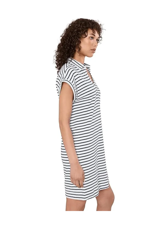 Платье-рубашка Margo Vineyard Vines — изображение 3 из 5, белый/темно-синий