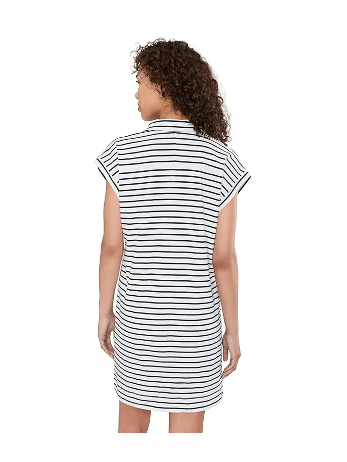 Платье-рубашка Margo Vineyard Vines — изображение 4 из 5, белый/темно-синий
