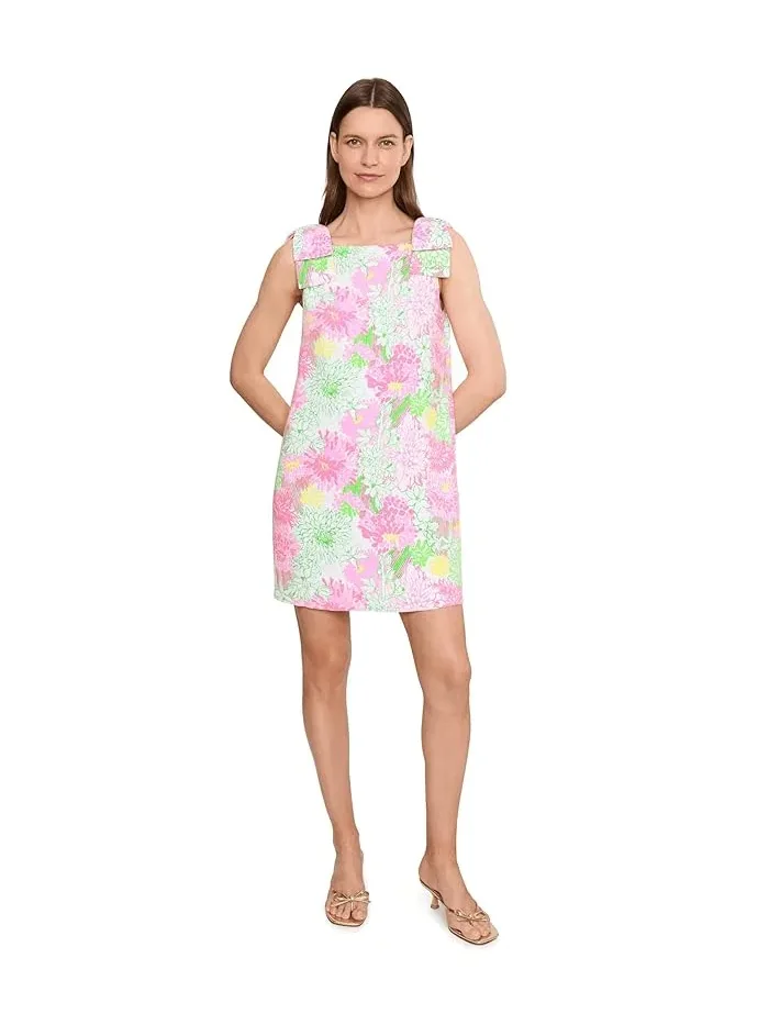 Платье-футляр с бантами Carmine Shift Lilly Pulitzer — изображение 2 из 5, розовый