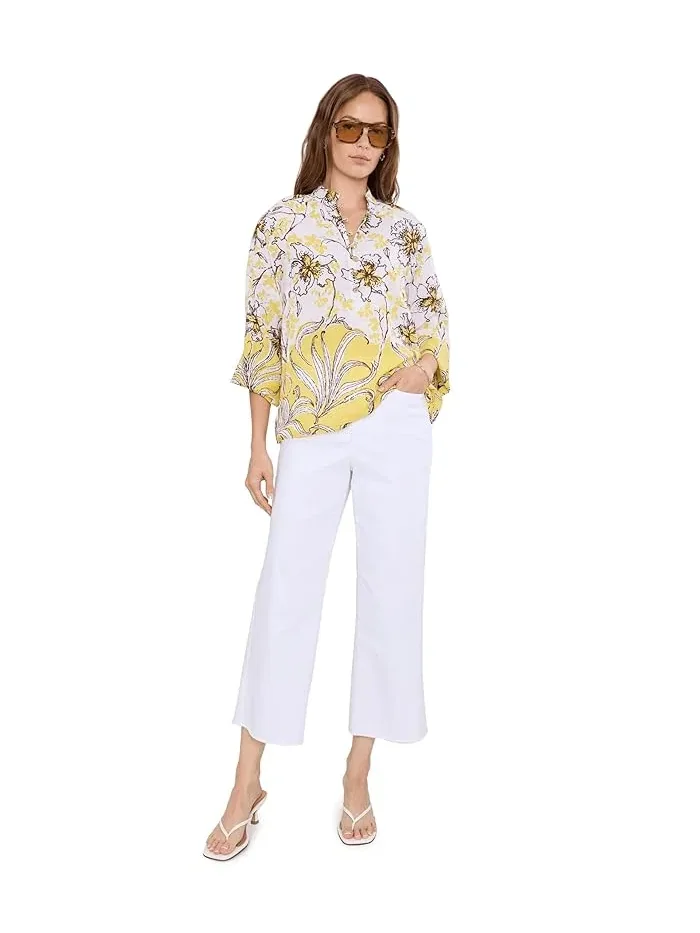 Блуза с длинным рукавом принт Renisha Lilly Pulitzer — изображение 2 из 5, мятный