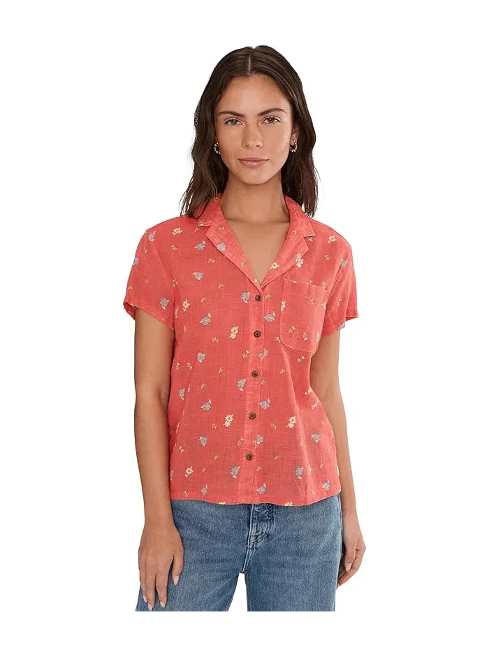 Рубашка с коротким рукавом Camp Cove Shirt Toad&Co — изображение 1 из 5, красный