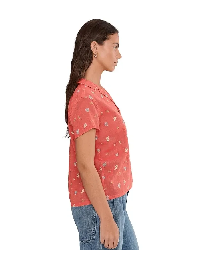 Рубашка с коротким рукавом Camp Cove Shirt Toad&Co — изображение 3 из 5, красный