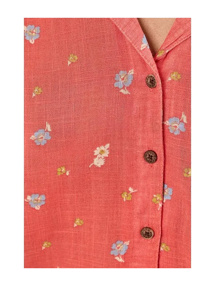 Рубашка с коротким рукавом Camp Cove Shirt Toad&Co — изображение 5 из 5, красный