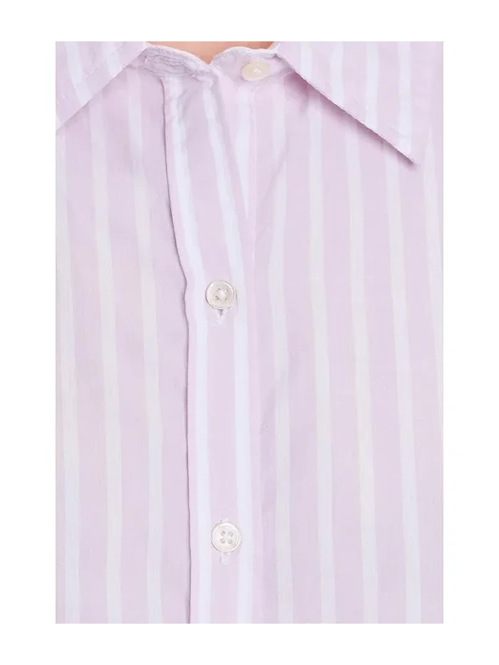 Рубашка без рукавов полосатая Striped Sleeveless Shirt Lilla P, Pool Stripe — изображение 5 из 5, фиолетовый