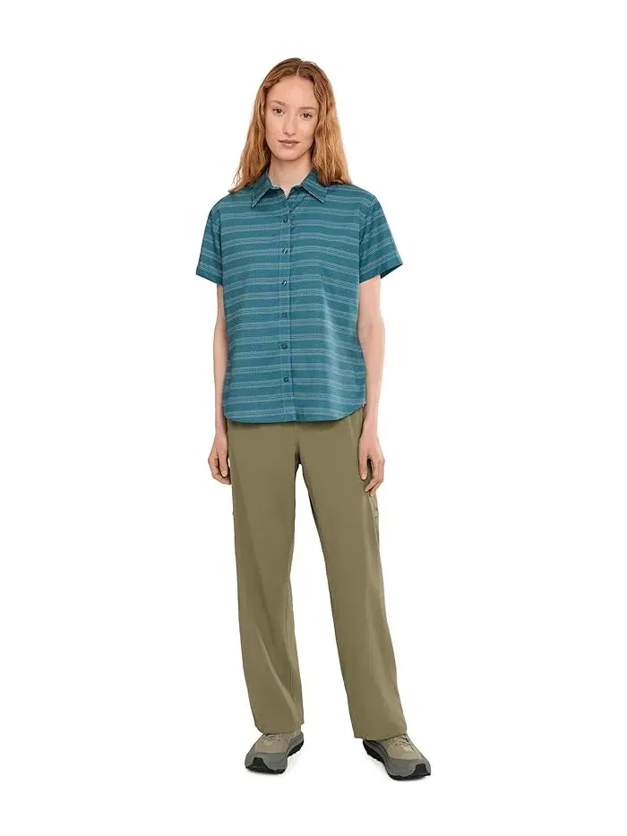 Рубашка AirExchange Short Sleeve Marmot — изображение 2 из 5, синий