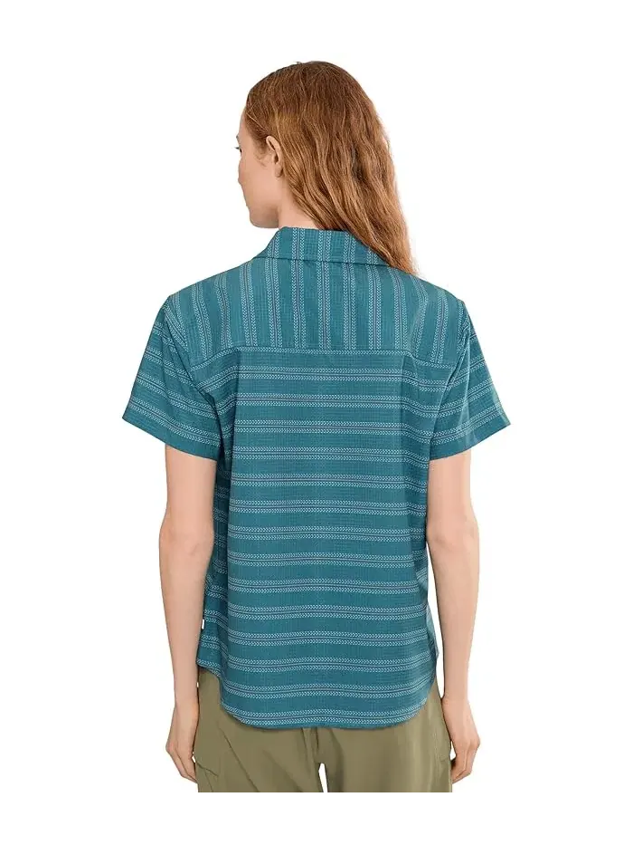 Рубашка AirExchange Short Sleeve Marmot — изображение 4 из 5, синий