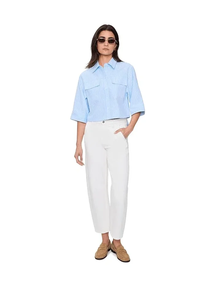 Рубашка с принтом Sky Dive Button Down Blank NYC — изображение 2 из 5, синий/белый