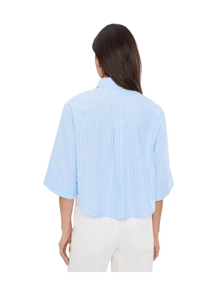 Рубашка с принтом Sky Dive Button Down Blank NYC — изображение 4 из 5, синий/белый