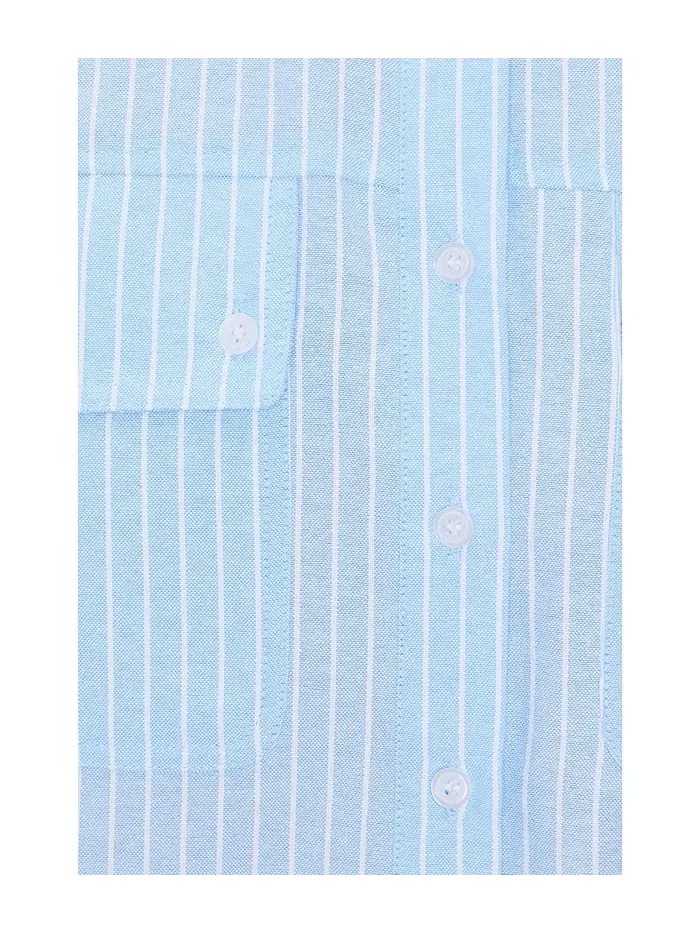 Рубашка с принтом Sky Dive Button Down Blank NYC — изображение 5 из 5, синий/белый