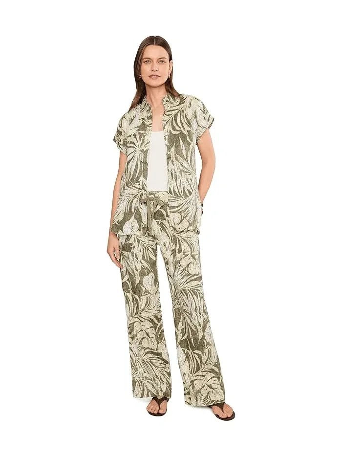 Рубашка с принтом Relaxed Fit Lauren Ralph Lauren — изображение 2 из 5, оливковый мульти