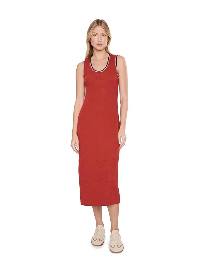 Платье трикотажное Mikel Knit Dress Varley, Bossa Nova — изображение 1 из 5, босса-нова