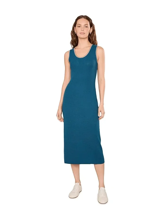 Платье трикотажное Mikel Knit Dress Varley — изображение 1 из 5, синий