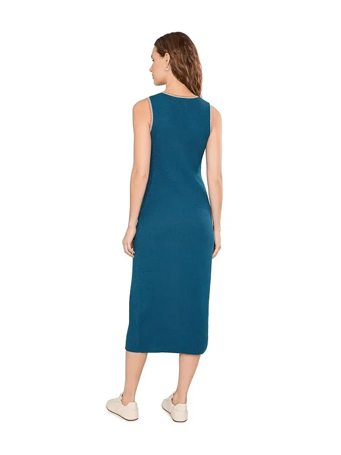 Платье трикотажное Mikel Knit Dress Varley — изображение 4 из 5, синий
