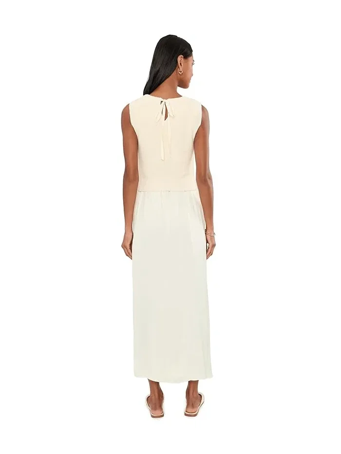 Платье трикотажное с вырезом Sleeveless Crew Neck Tie Back Sweater Woven Dress Liverpool Los Angeles — изображение 4 из 5