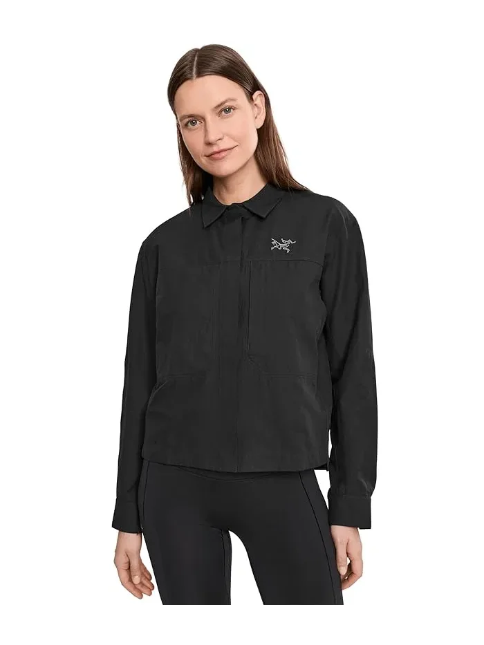 Рубашка хлопковая Clarkia SL Arc'teryx — изображение 1 из 5, черный