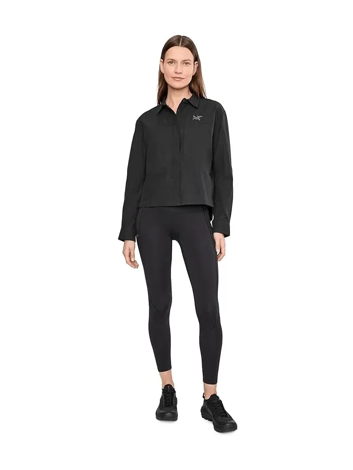 Рубашка хлопковая Clarkia SL Arc'teryx — изображение 2 из 5, черный