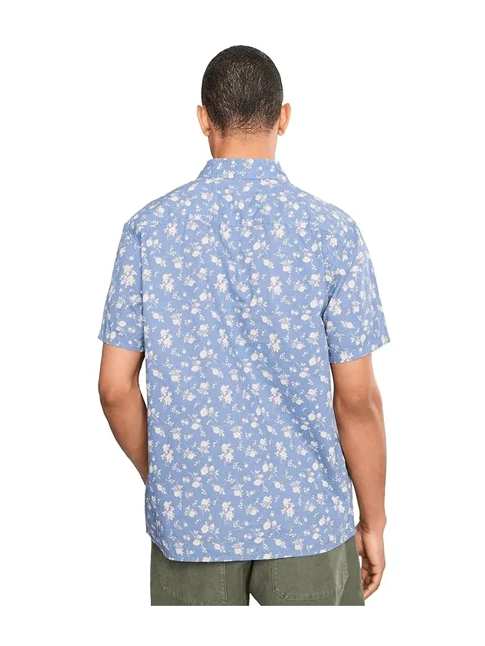 Рубашка с принтом Breezy Short Sleeve RVCA — изображение 4 из 5, винтажный синий