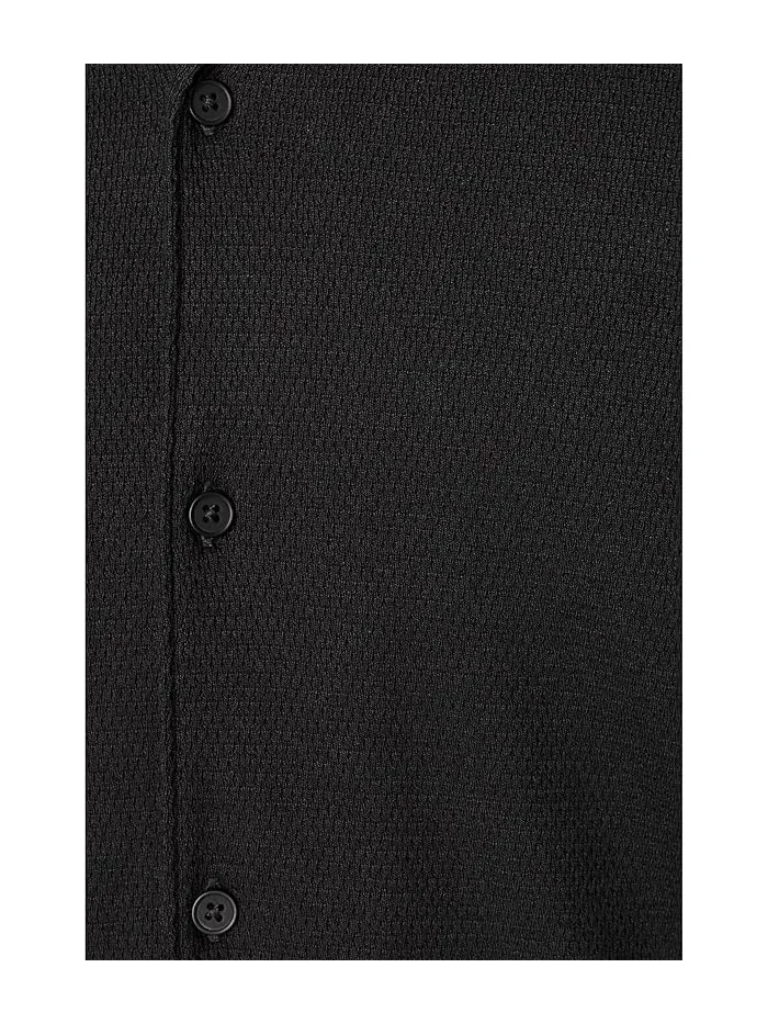 Рубашка Cabana из сетки короткий рукав Vince — изображение 5 из 5, белый