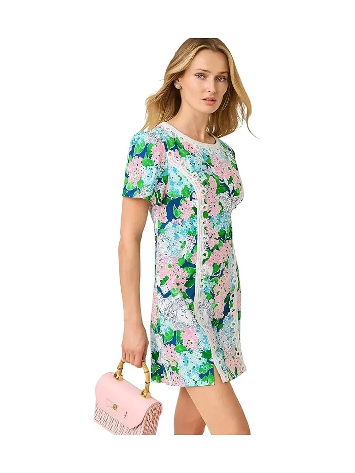 Платье-комбинезон с принтом Salem Shift Lilly Pulitzer — изображение 3 из 5, темно-синий