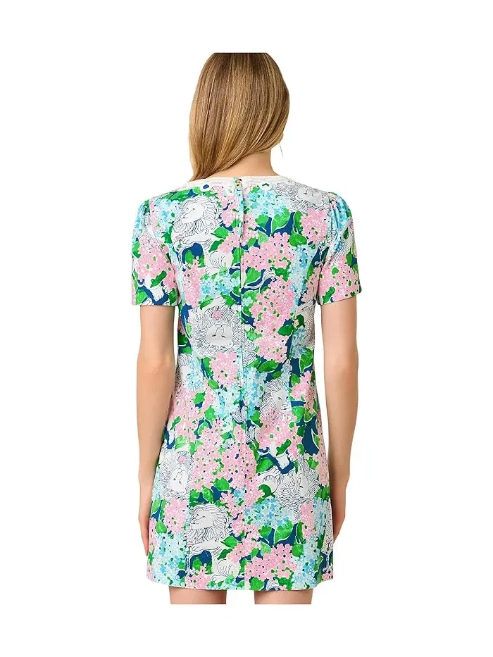 Платье-комбинезон с принтом Salem Shift Lilly Pulitzer — изображение 4 из 5, темно-синий