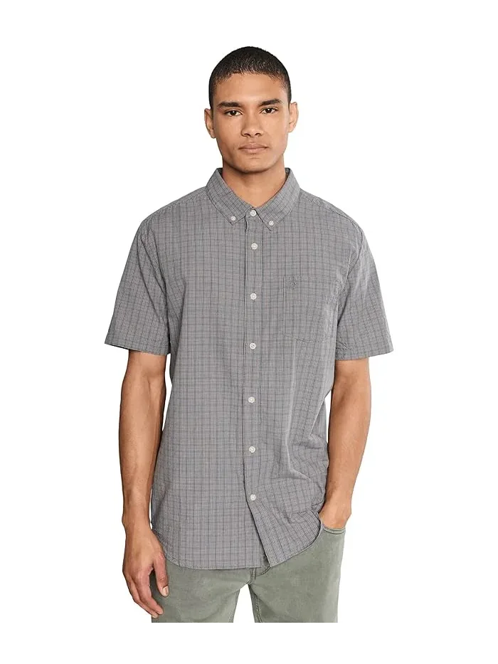 Рубашка с коротким рукавом микроплед Brewster Volcom