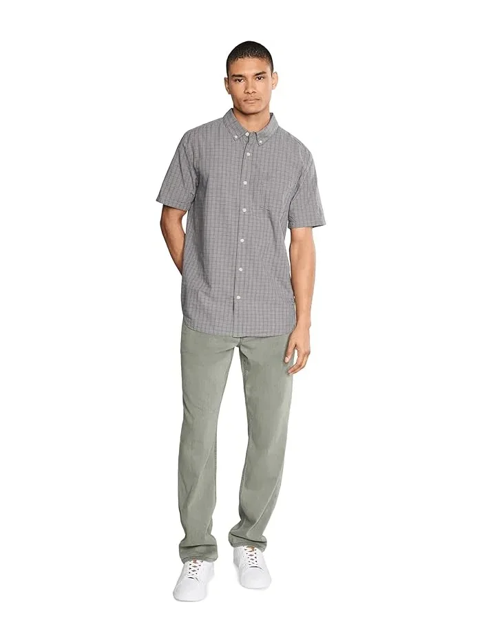 Рубашка с коротким рукавом микроплед Brewster Volcom — изображение 2 из 5, кастеррок