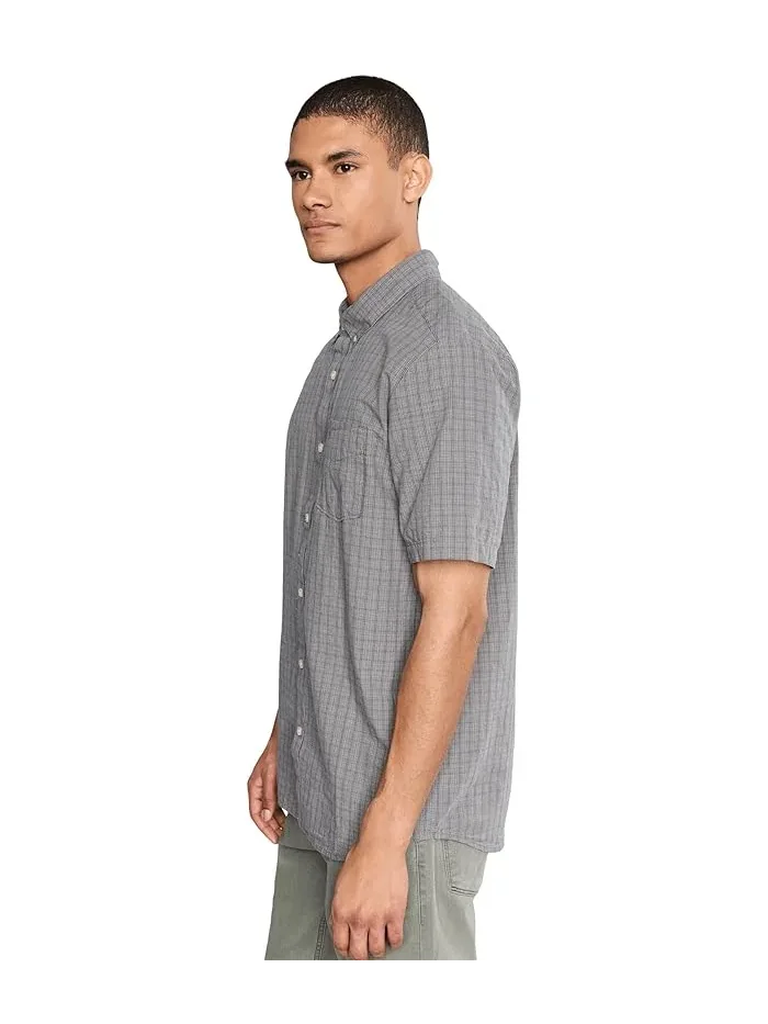Рубашка с коротким рукавом микроплед Brewster Volcom — изображение 3 из 5, кастеррок