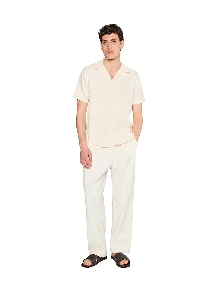 Рубашка Cabana Shirt Vince — изображение 2 из 5, кость