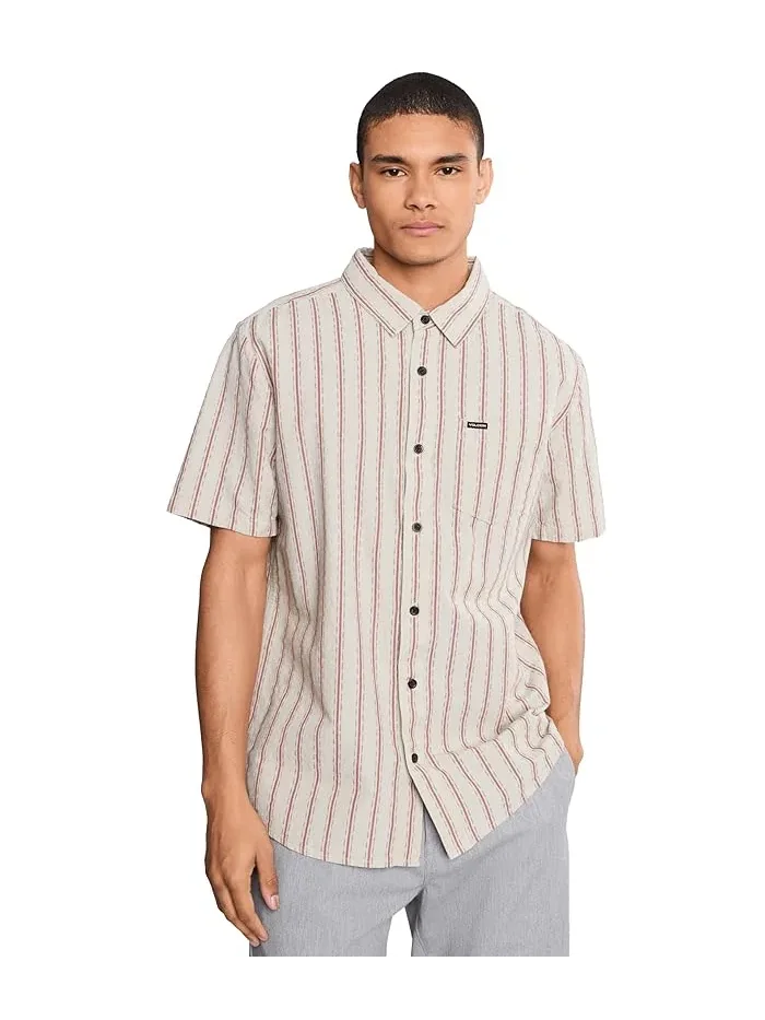 Рубашка классическая Sato Stripe Volcom — изображение 1 из 5, серый