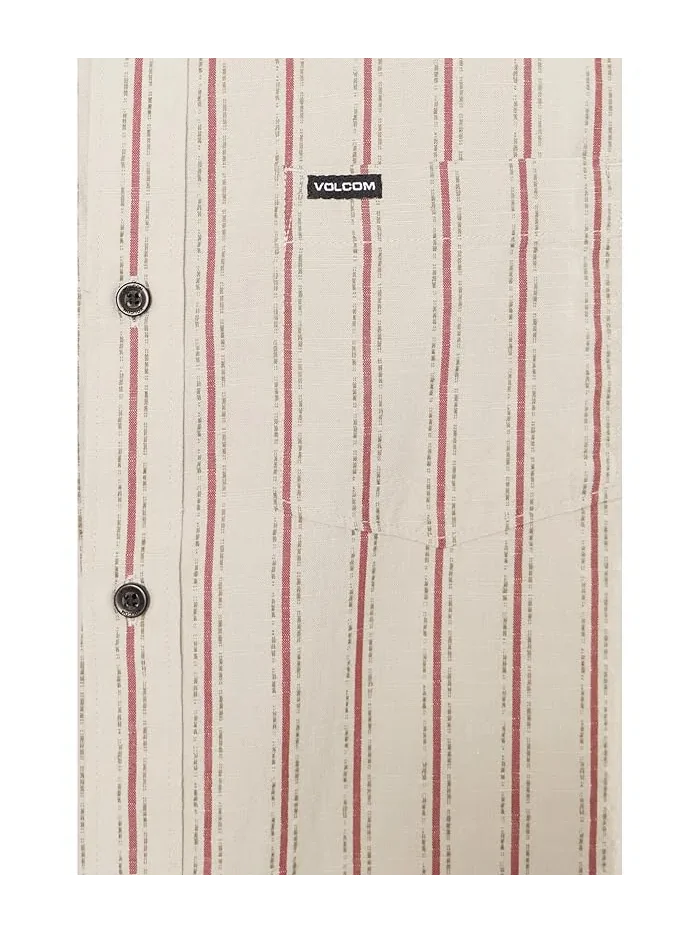 Рубашка классическая Sato Stripe Volcom — изображение 5 из 5, серый