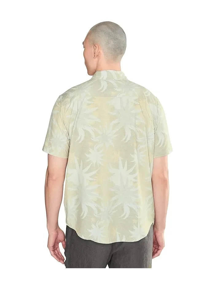 Рубашка с коротким рукавом Newport Stretch Hurley — изображение 4 из 5, коричневый