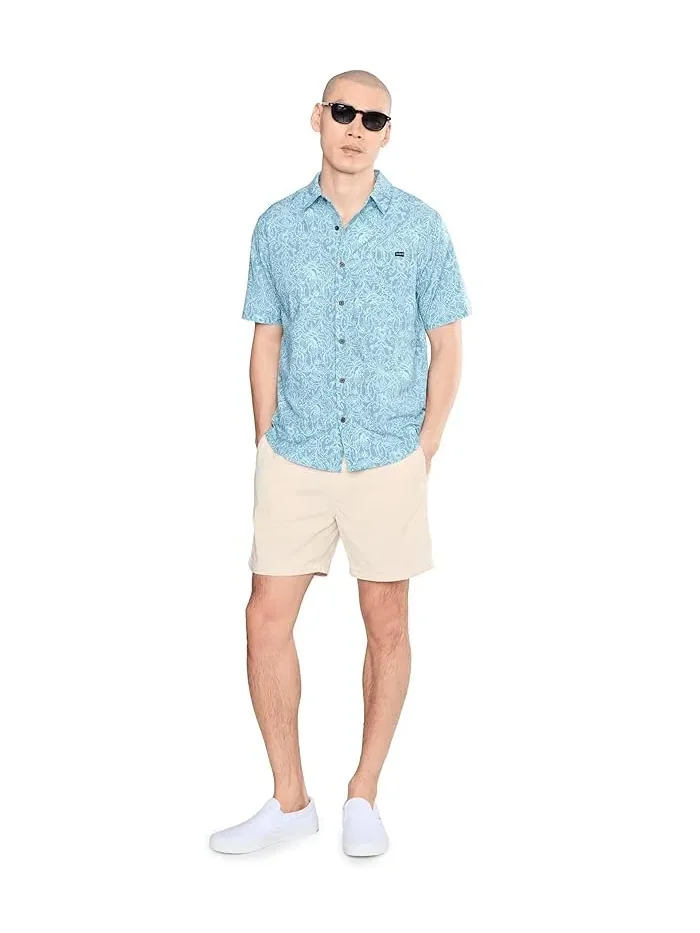 Рубашка хлопковая Newport Stretch Hurley — изображение 2 из 5, синий