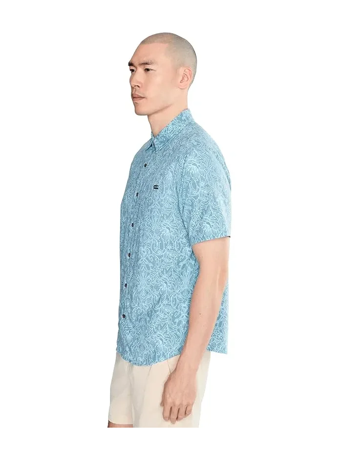 Рубашка хлопковая Newport Stretch Hurley — изображение 3 из 5, синий