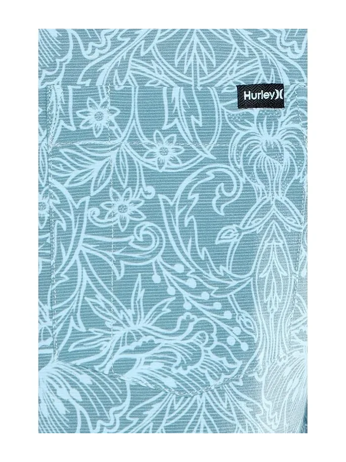 Рубашка хлопковая Newport Stretch Hurley — изображение 5 из 5, синий