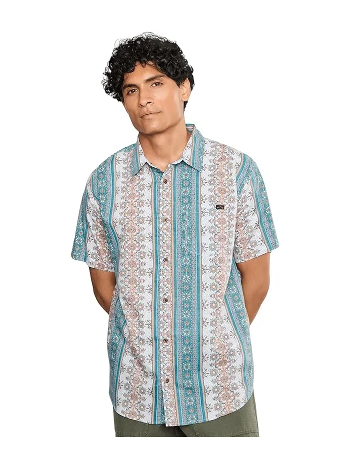 Рубашка с коротким рукавом  Sundays Short Sleeve Billabong — черный