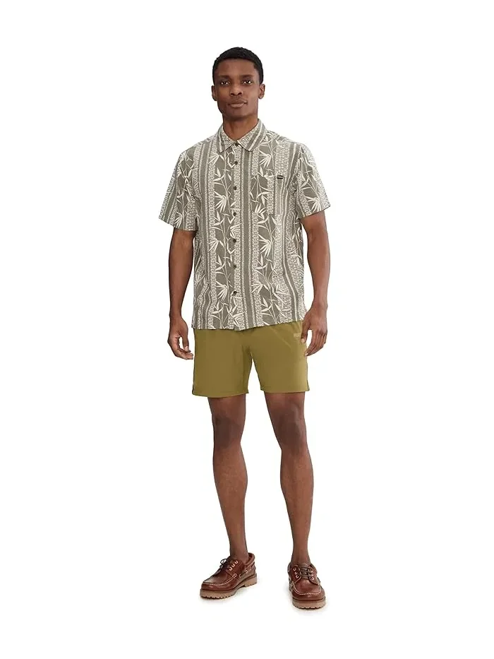 Рубашка с принтом Aero Short Sleeve Hurley — изображение 2 из 5, армейский