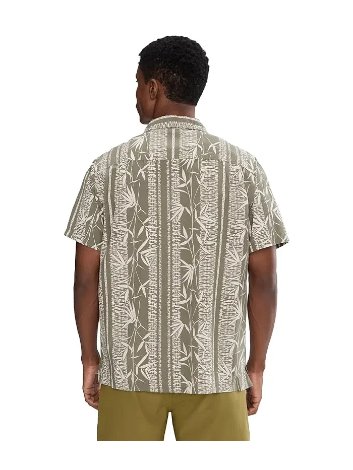 Рубашка с принтом Aero Short Sleeve Hurley — изображение 4 из 5, армейский