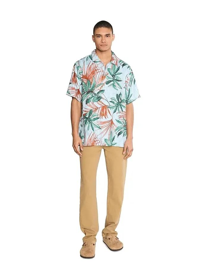 Рубашка с принтом Tidal Fronds Tommy Bahama — изображение 2 из 5, опал