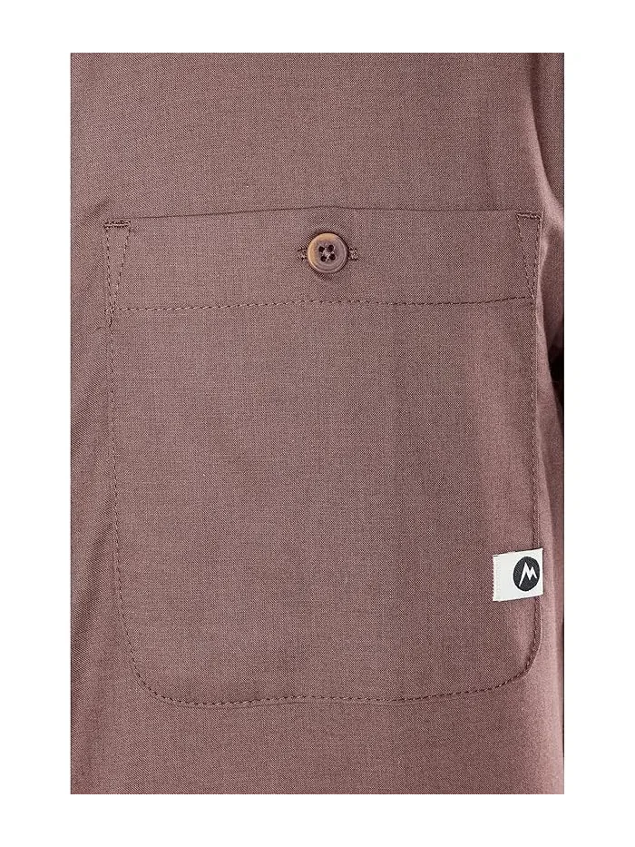 Рубашка с коротким рукавом Cedrus Marmot — изображение 5 из 5, слива