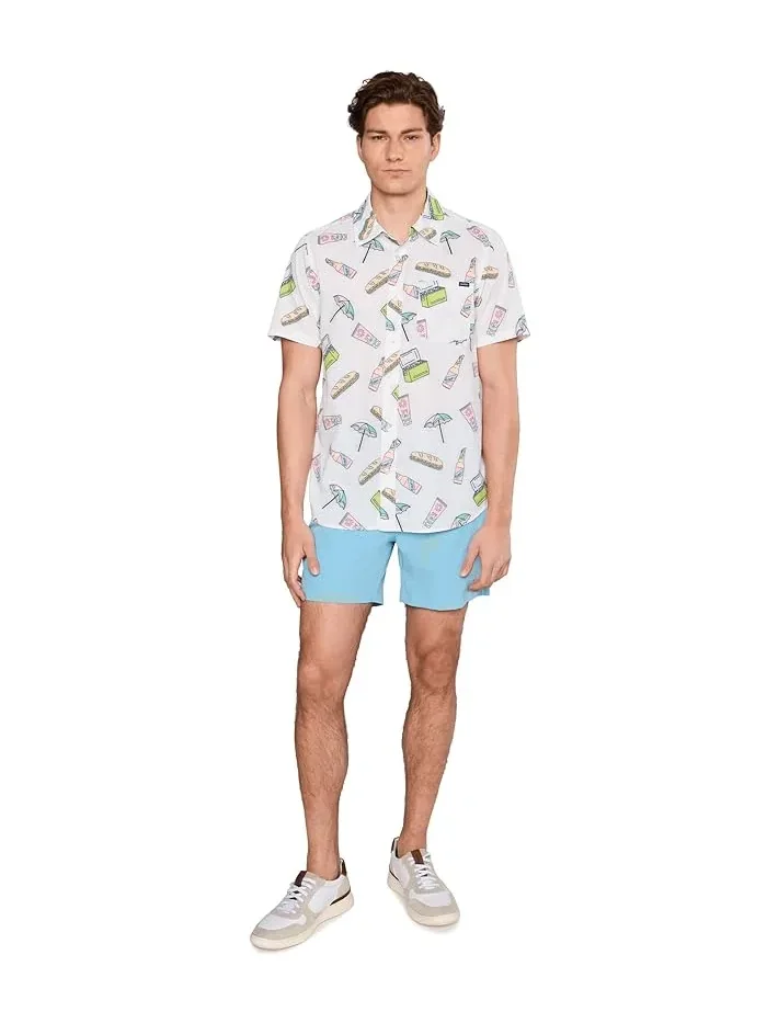 Рубашка с принтом The Beach Feast Chubbies — изображение 2 из 5, белый