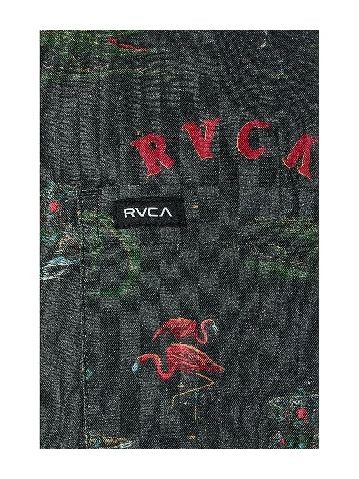 Рубашка с коротким рукавом Reception RVCA — изображение 5 из 5, мульти